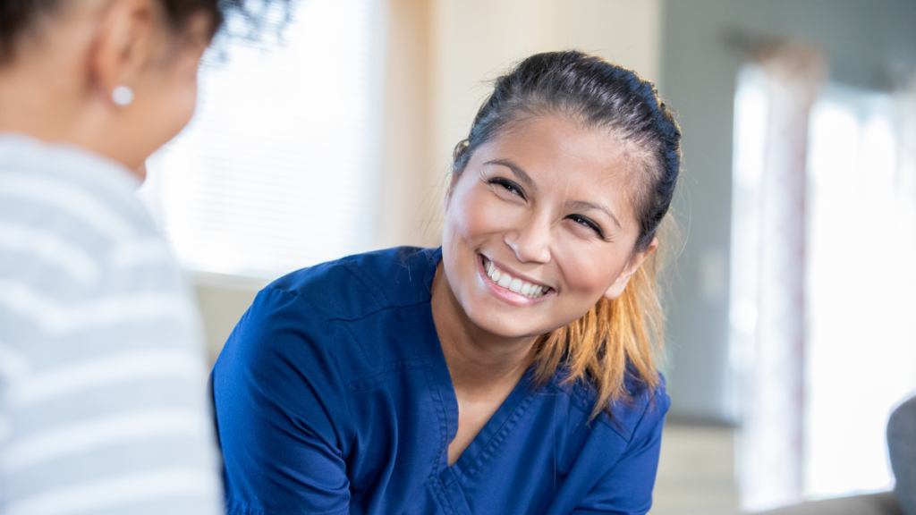 Personal de Salud sonriente
